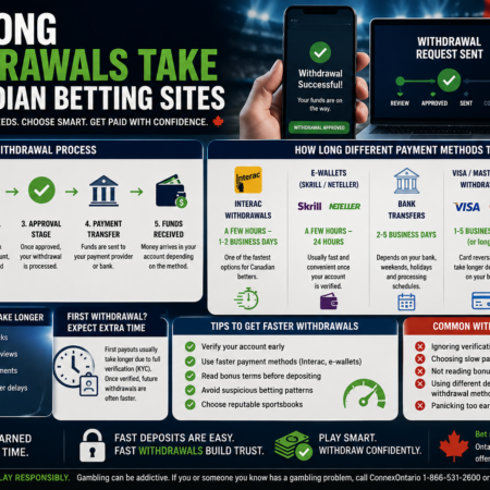 How Long Withdrawals Take at Canadian Betting Sites – Payment Speeds Explained