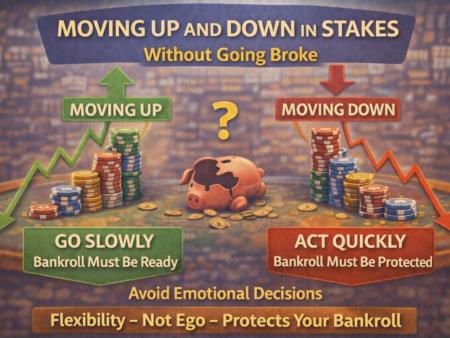 Moving Up and Down in Stakes Without Going Broke