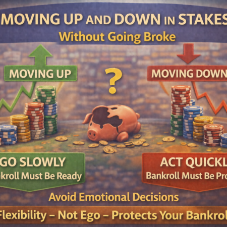 Moving Up and Down in Stakes Without Going Broke