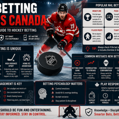 NHL Betting Basics Canada – Beginner Guide to Hockey Betting, Odds & Common Mistakes