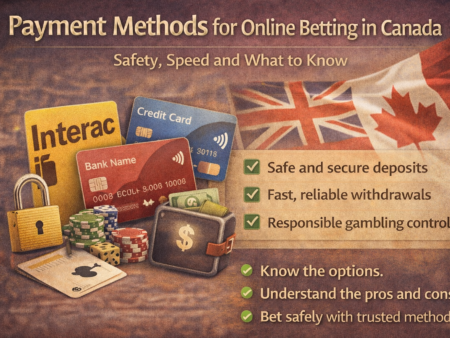 Payment Methods for Online Betting in Canada – Safety, Speed and What to Know