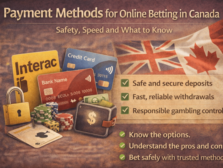Payment Methods for Online Betting in Canada – Safety, Speed and What to Know