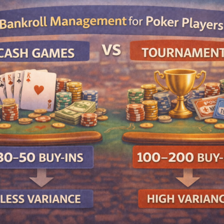 Bankroll Management for Poker Players – Cash Games vs Tournaments